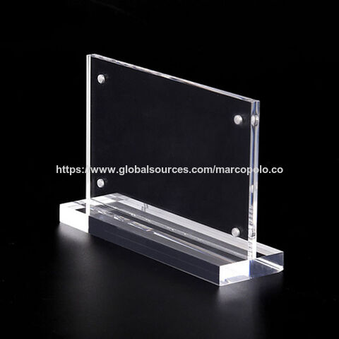 T shape Hotel Table Menu Display Stand Card Holder for meeting