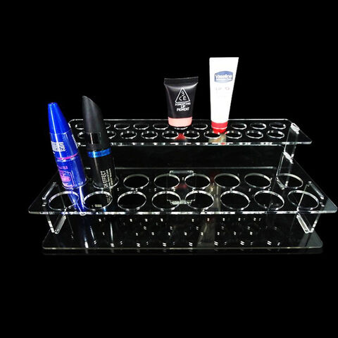 Factory Wholesale Counter Top 3 Tiers Clear Acrylic Display Stand Pen Holder