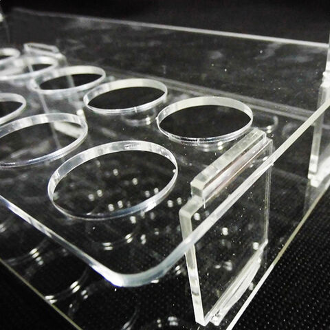 Factory Wholesale Counter Top 3 Tiers Clear Acrylic Display Stand Pen Holder