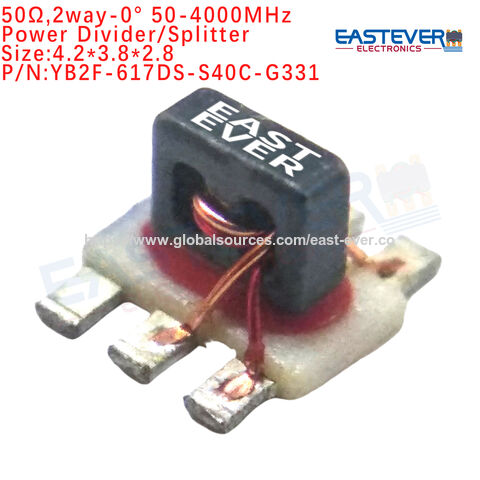 50 Ohm 2-Wege Leistungsteiler 50-4000MHz, Eingangsleistung (als Splitter): 0.50W Max, TCP-2-33W+ Ersatz, YB2F-617DS-S40C-G331