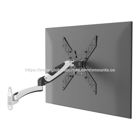 حوامل تلفزيون V-mount من الألومنيوم بحركة كاملة، زنبرك غاز، قابلة لتعديل الارتفاع، VM-GST402