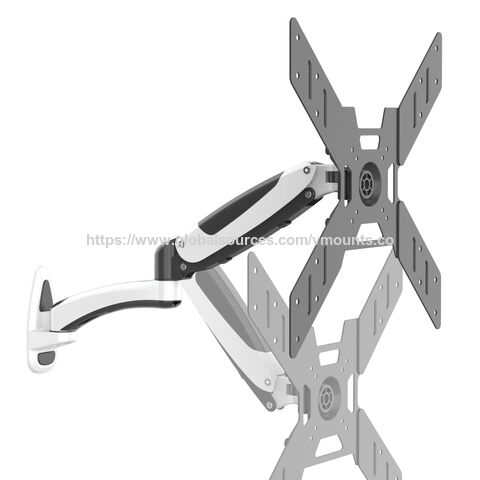 حوامل تلفزيون V-mount من الألومنيوم بحركة كاملة، زنبرك غاز، قابلة لتعديل الارتفاع، VM-GST402