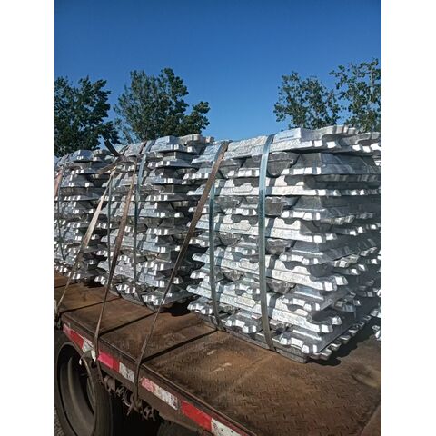 Lingot de zinc/plomb/aluminium à prix d'usine 99,99 % 99,995 % Lingot d'alliage métallique fabriqué en Chine