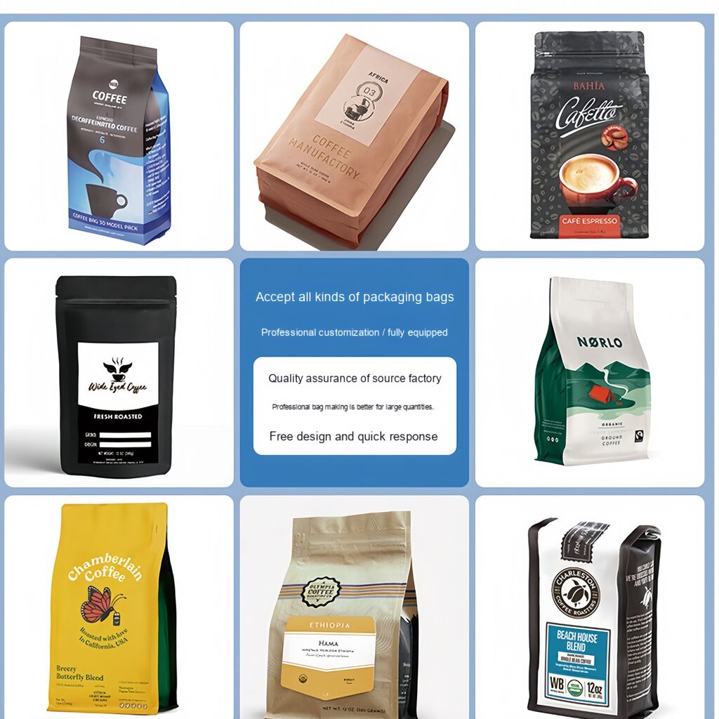 Custom Printed Reusable Plastic Bag With Zipper Square Bottom Stand Up ...