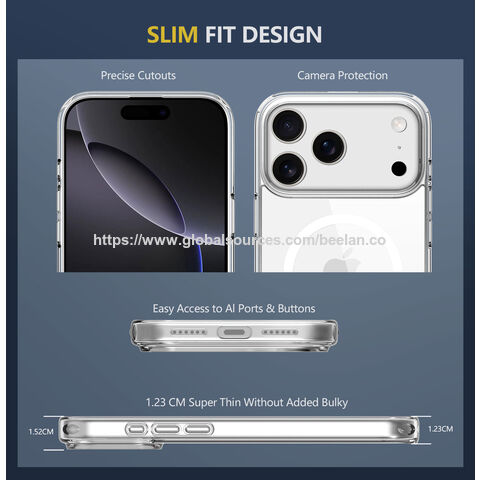 Guter Service Transparente Klare Magnetische Trend Hülle für iPhone 17 Handyhülle mit Anziehungsfunktion