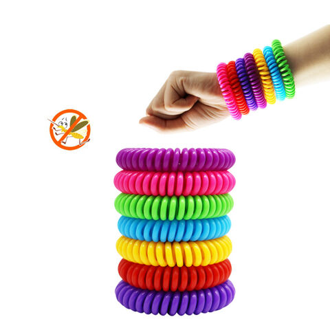 Lot de 10 Bracelets Anti-Moustiques Sans DEET Bandes Étanche
