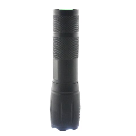 Linterna LED Fla 18650 Zoom Recargable XML T6 - Linterna LED de Largo Alcance y Alta Potencia