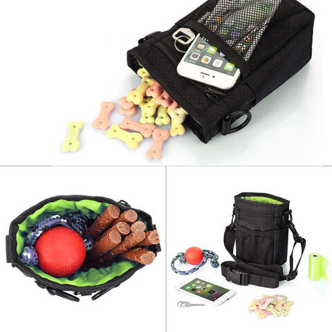 Bolsa de Adiestramiento Canino para Exteriores Fácil de Transportar, Bolsa Portátil Ajustable para Pasear Perros y Premiar Mascotas