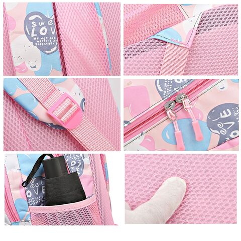 Großhandel Schülerrucksack mit großem Fassungsvermögen Kinderrucksack Bedruckter lässiger leichter Outdoor-Rucksack