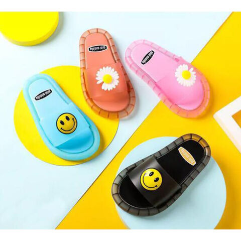 New Summer Children Led Slippers For Boys Girls Rainbow Sandals Kids Home Flip Flops Kids Slippers