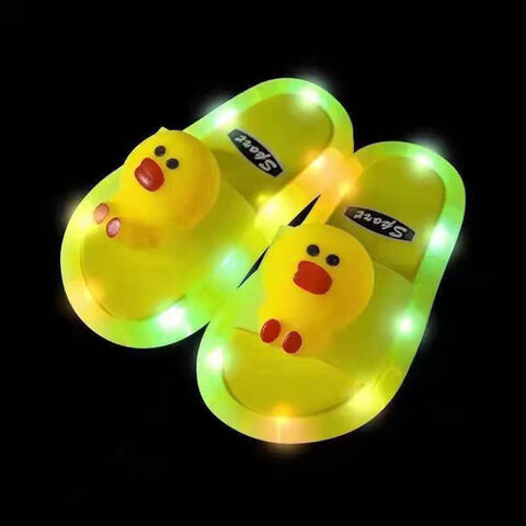 New Summer Children Led Slippers For Boys Girls Rainbow Sandals Kids Home Flip Flops Kids Slippers