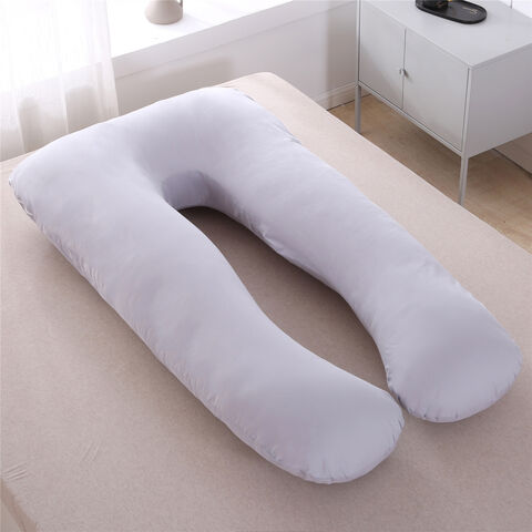 Bantal Multifungsi untuk Ibu Hamil, Bantal Sisi Berbaring Bahan Katun, Bisa Dilepas dan Dicuci, Bantal Bentuk U untuk Kenyamanan dan Penopang