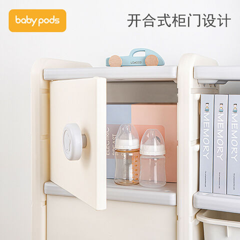 Children's Toy Storage Rack Carton Sorting Rack Large Capacity Bookshelf Cartoon Locker
