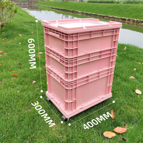Caja de Almacenamiento para Camping Grande, Duradera, Estable y Colorida, Estilo Industrial PE - Precio de Promoción