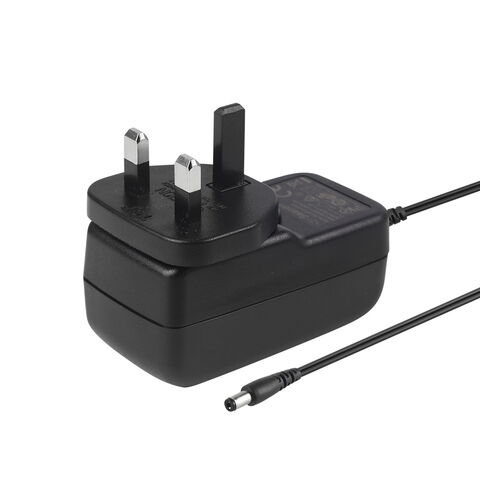Alimentation à découpage 12V 2A 24V 1A 24W série adaptateur AC avec prises AC interchangeables