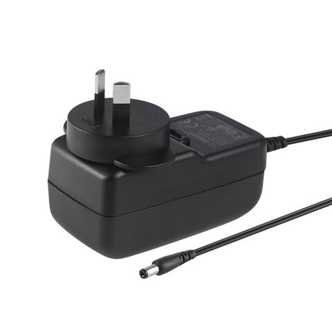 Alimentation à découpage 12V 2A 24V 1A 24W série adaptateur AC avec prises AC interchangeables
