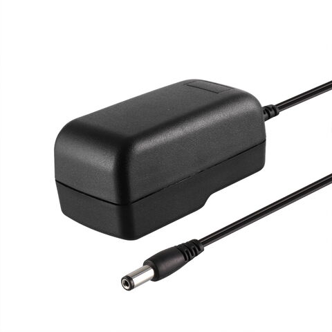 Alimentation à découpage 12V 2A 24V 1A 24W série adaptateur AC avec prises AC interchangeables