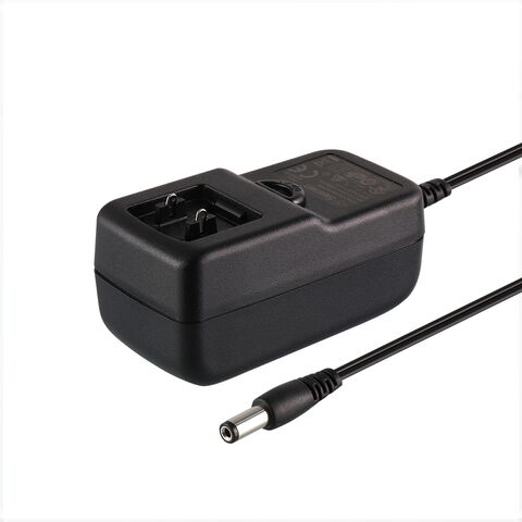 Alimentation à découpage 12V 2A 24V 1A 24W série adaptateur AC avec prises AC interchangeables