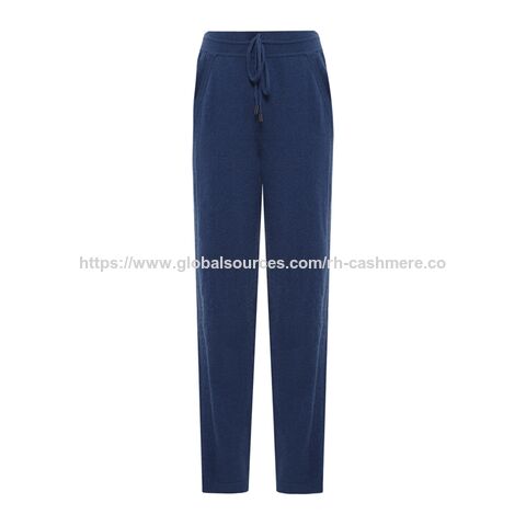 Cashmere pants long knitted sport pants high quality pants for men
