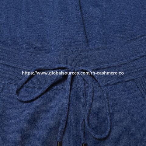 Cashmere pants long knitted sport pants high quality pants for men