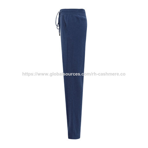 Cashmere pants long knitted sport pants high quality pants for men