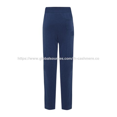 Cashmere pants long knitted sport pants high quality pants for men