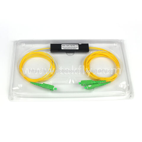 Coupleur monomode 1 vers 2 SC/APC Splitter PLC