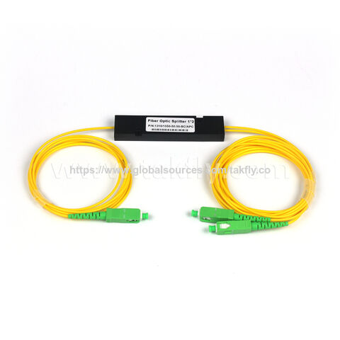 Coupleur monomode 1 vers 2 SC/APC Splitter PLC