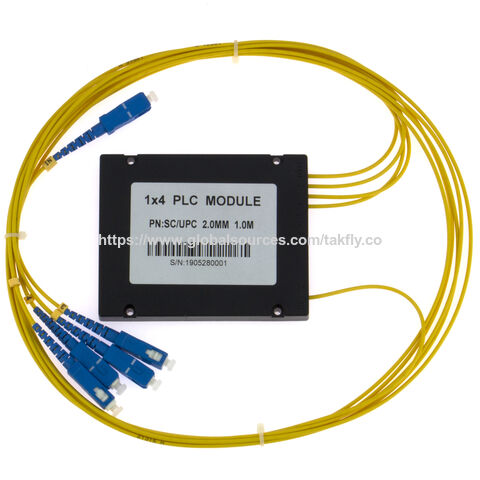 Splitter PLC 1x16 SC/UPC 2.0 Boîtier ABS 1M - Diviseur optique de haute qualité pour réseaux fibre optique