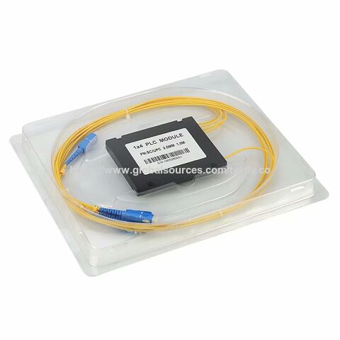 Splitter PLC 1x16 SC/UPC 2.0 Boîtier ABS 1M - Diviseur optique de haute qualité pour réseaux fibre optique