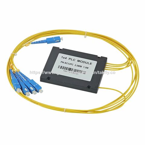 Splitter PLC 1x16 SC/UPC 2.0 Boîtier ABS 1M - Diviseur optique de haute qualité pour réseaux fibre optique