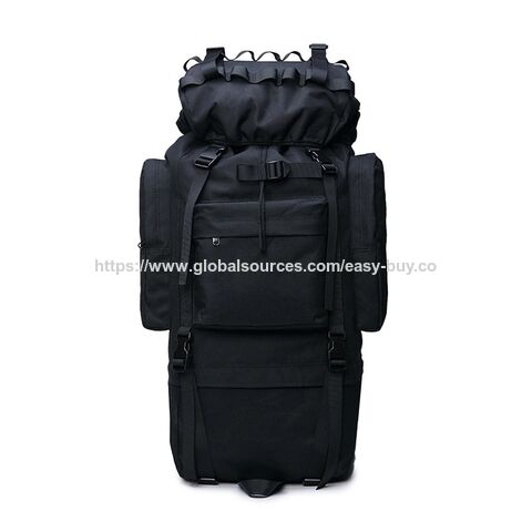 Sac à Dos Militaire Tactique Étanche en Nylon 65L Grande Capacité, Camouflage Sport, Randonnée, Grand Sac à Dos