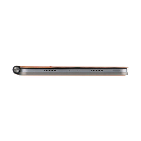 Magic Keyboard Castanho Caramelo com Touchpad e Luz LED para iPad Air 7 11 polegadas M3, Atração Magnética Flutuante, Teclado Sem Fio