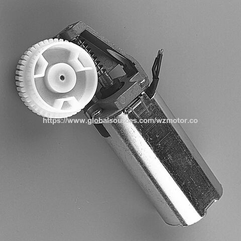 ODM 24V OD:45mm*40mm(H)*86.5mm(L) Flacher Kohlebürsten-Gleichstrommotor mit Hall-Sensor für verstellbaren Tisch