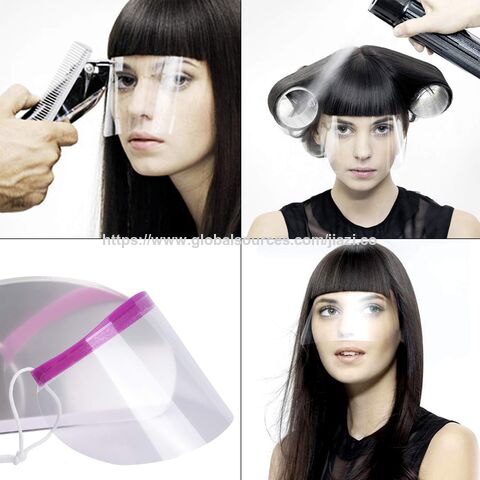 Écran facial jetable AAA pour laque, pour la protection lors de la coupe de cheveux