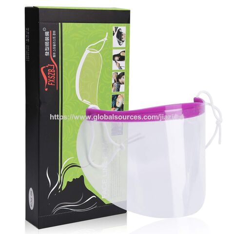 Écran facial jetable AAA pour laque, pour la protection lors de la coupe de cheveux