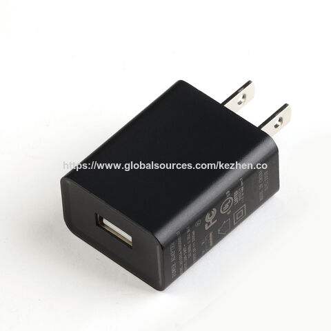 Adaptateurs USB 5V/2A, Adaptateurs secteur, Chargeur de batterie avec prise européenne, avec certifications CE et RoHS
