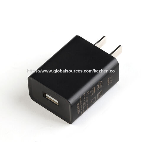 Adaptateurs USB 5V/2A, Adaptateurs secteur, Chargeur de batterie avec prise européenne, avec certifications CE et RoHS