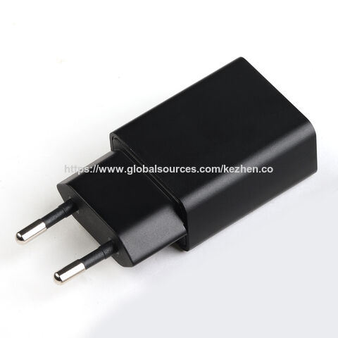 Adaptateurs USB 5V/2A, Adaptateurs secteur, Chargeur de batterie avec prise européenne, avec certifications CE et RoHS