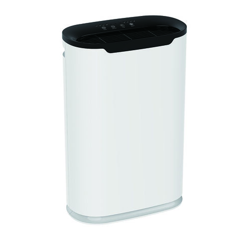 Purificateur d'Air Professionnel Usage Domestique Filtres HEPA Charbon Actif 200m³/h CADR Contrôle Tactile Couverture 18-27 m²