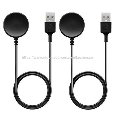 محول شاحن لاسلكي مغناطيسي سريع للشحن السريع للساعة الذكية 3 أكتيف 1234 ساعة رياضية كابل USB شاحن