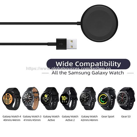 محول شاحن لاسلكي مغناطيسي سريع للشحن السريع للساعة الذكية 3 أكتيف 1234 ساعة رياضية كابل USB شاحن