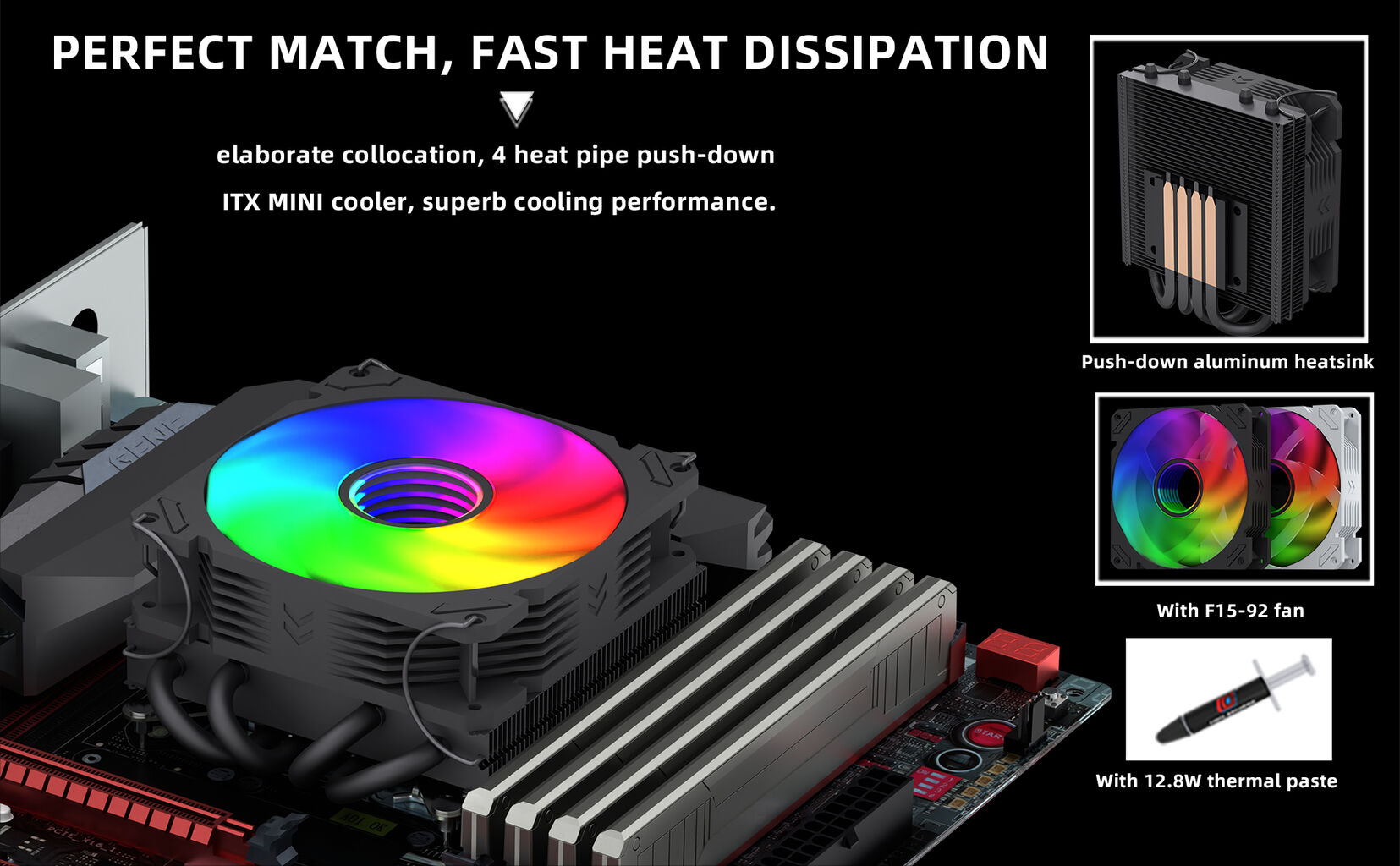 Hp470 4 Heat Pipes Support Intel, Amd, Xeon Platform High Performance ...