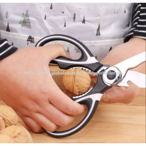 مقص منزلي متعدد الاستخدامات، متين مع غطاء واقي.