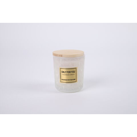 Velas em Potes de Vidro com Tampa de Madeira, Velas Perfumadas de Cera de Soja para Quarto e Casa no Atacado