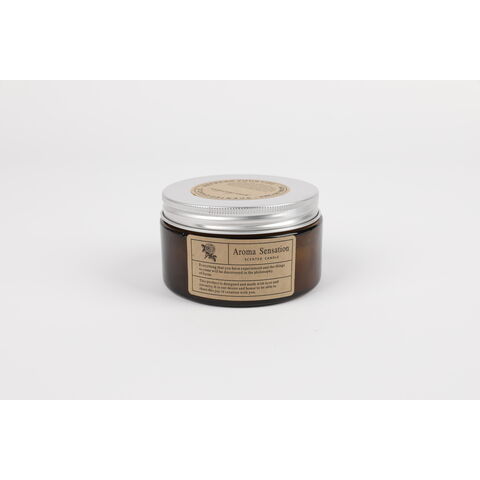 Velas em Potes de Vidro com Tampa de Madeira, Velas Perfumadas de Cera de Soja para Quarto e Casa no Atacado
