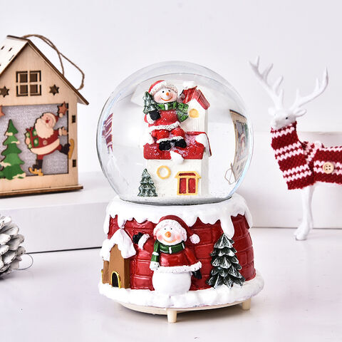 Árbol de Navidad popular exclusivo personalizado bola de copo de nieve navideña podio de aula decoración conmemorativa colectiva