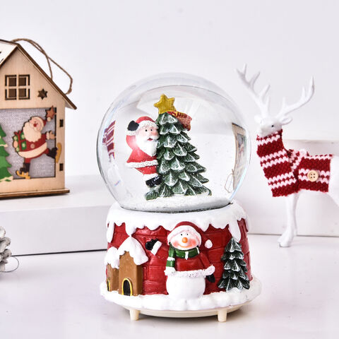 Árbol de Navidad popular exclusivo personalizado bola de copo de nieve navideña podio de aula decoración conmemorativa colectiva