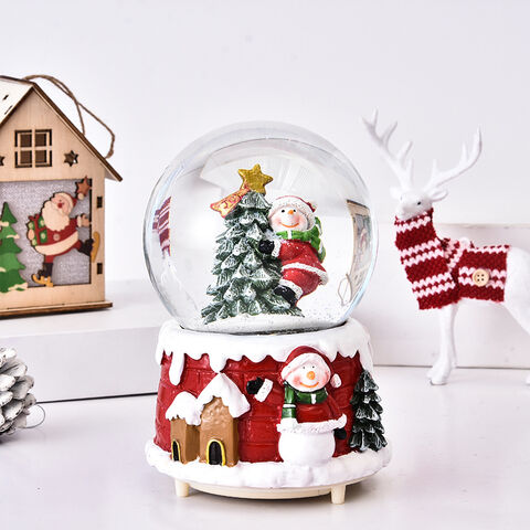 Árbol de Navidad popular exclusivo personalizado bola de copo de nieve navideña podio de aula decoración conmemorativa colectiva