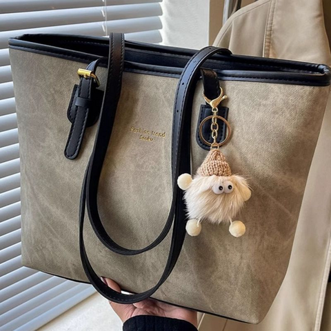 Fashionable and Versatile Shoulder Bag for Women, Large Capacity Tote Bag for Students, Commuting, New Arrival for Spring/Summer